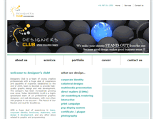 Tablet Screenshot of designersclub.co.in